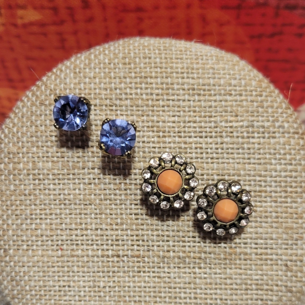 Chloe + Isabel Pair Of Stud Earrings--- Please Read Description Below